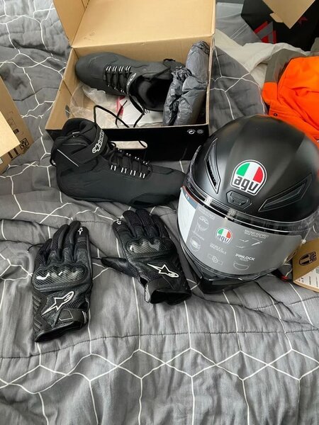 Casque Moto AGV Noir