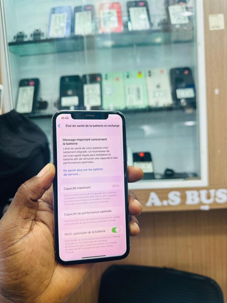 iPhone X 64GB Argent