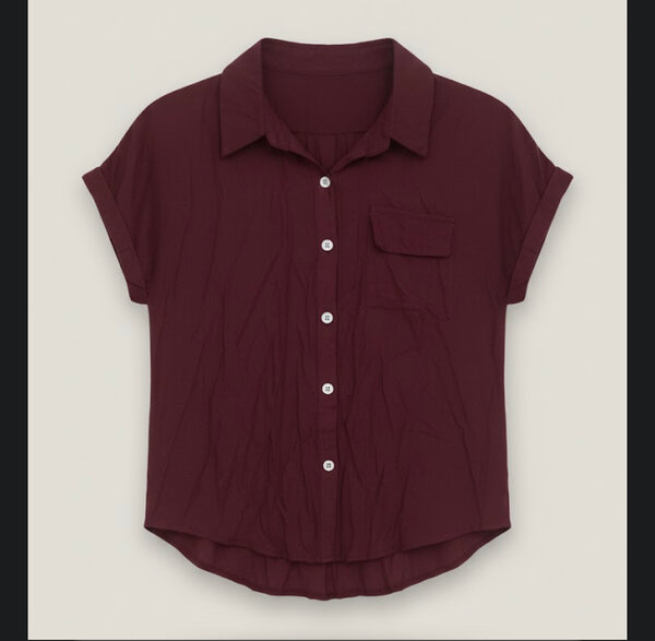 Chemise Décontractée Bordeaux