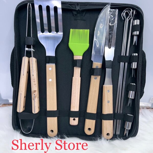 Camping barbecue set