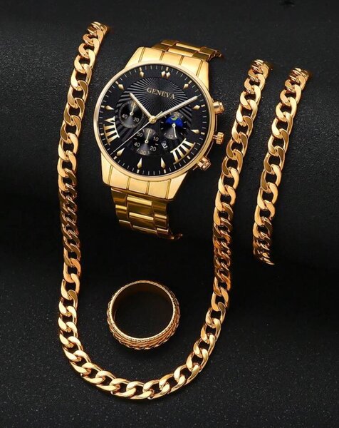 Set montre et bijoux homme