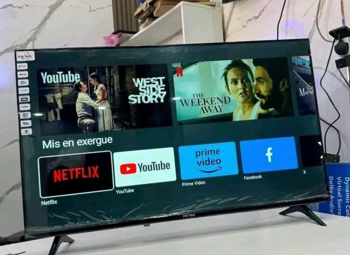 Téléviseur intelligent 65 pouc