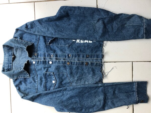 Veste en jean décontractée