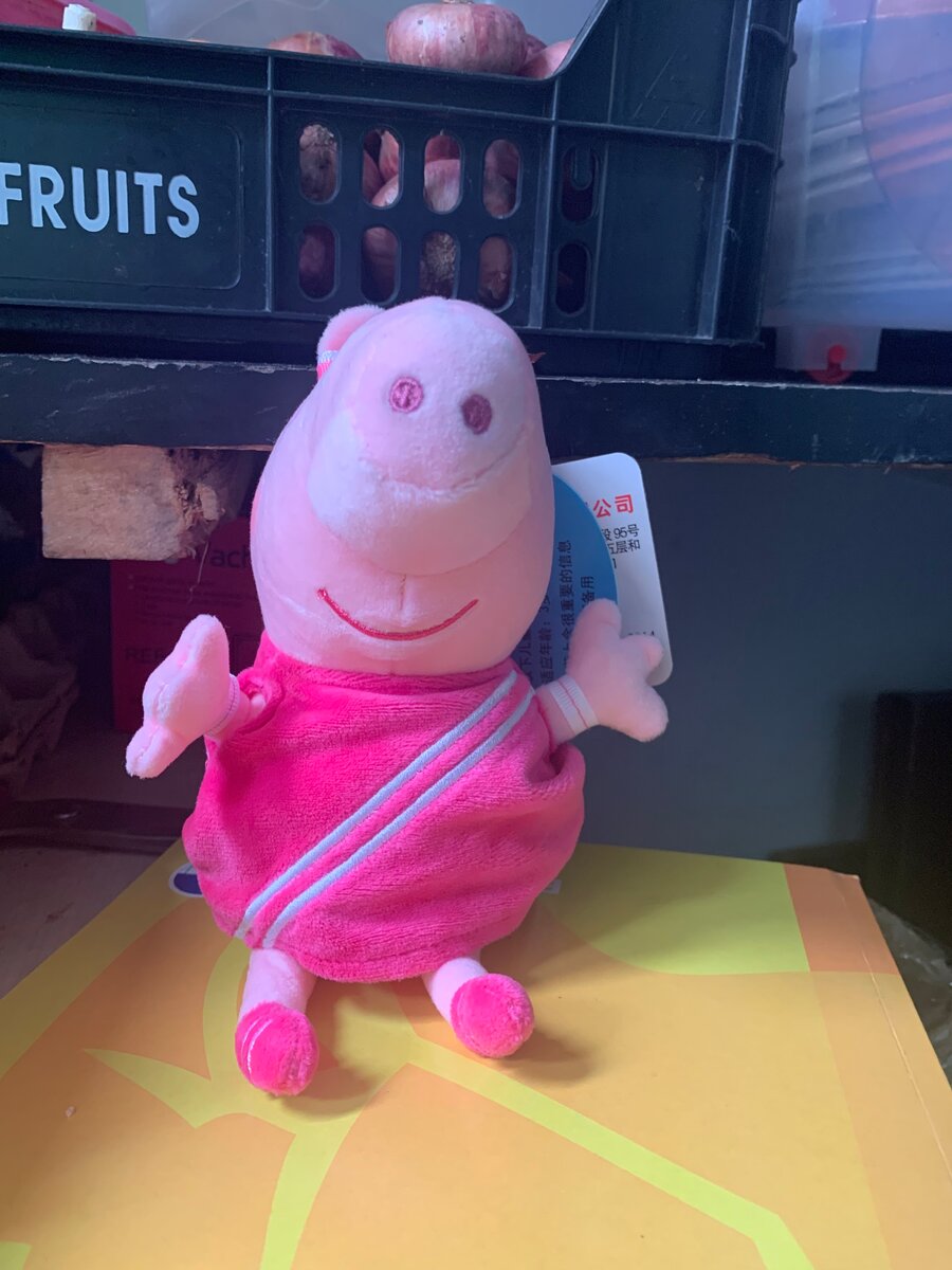 Peluche peppa piG Rose Enfant