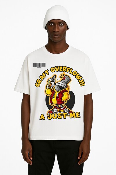 T-shirt Graffiti Blanc Original