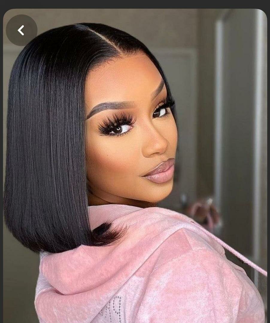 Perruque bob lisse éléganteT12