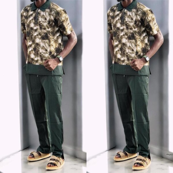 Ensemble homme chemise imprimée