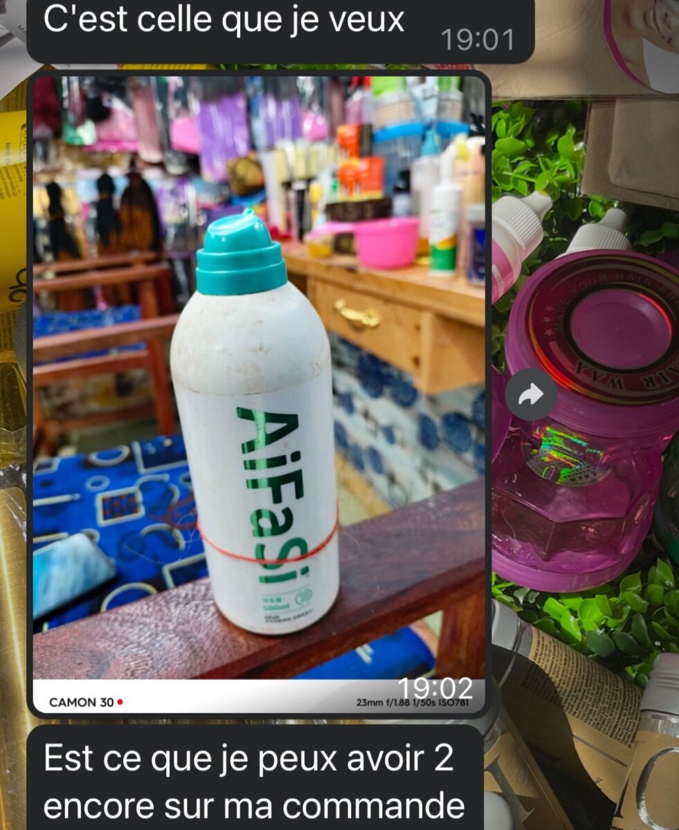 Mousse coiffante AiFasi