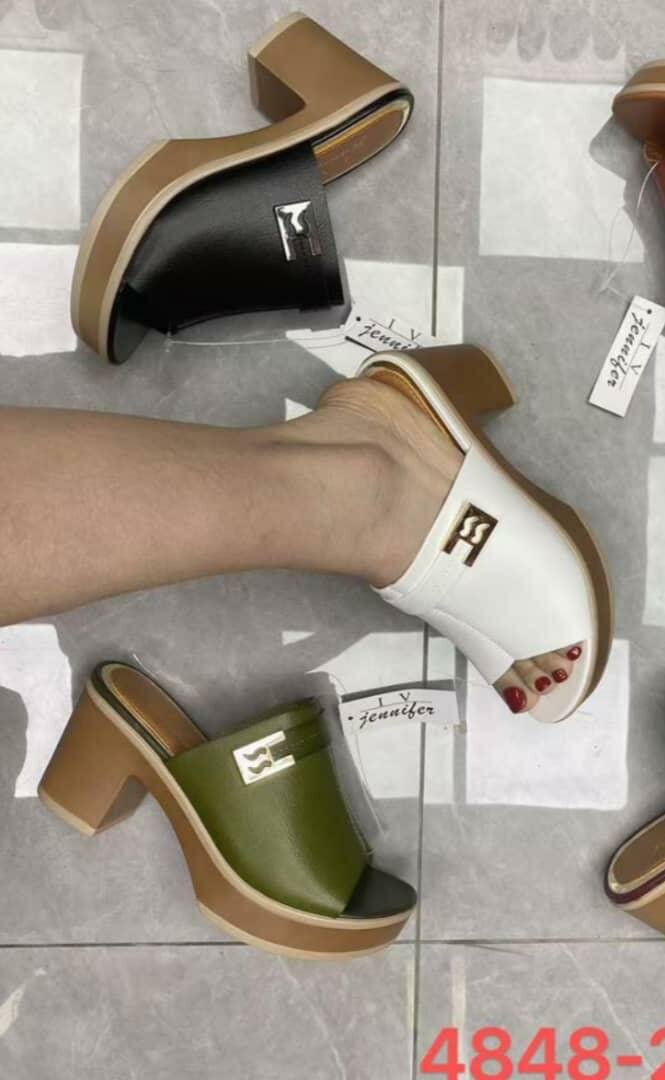 Mules à talon chic femme