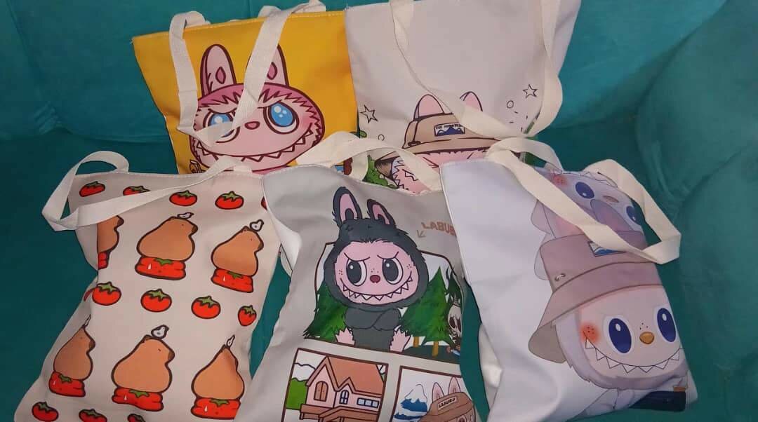 Sacs en toile imprimés