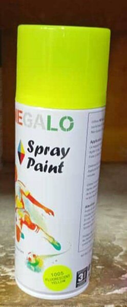 Peinture en spray fluorescente