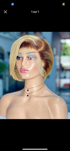Coupe dame couleur 2ton