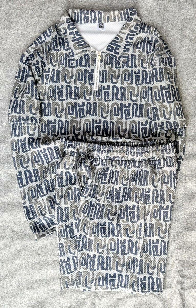 Costume décontracté à motifs pour hommes