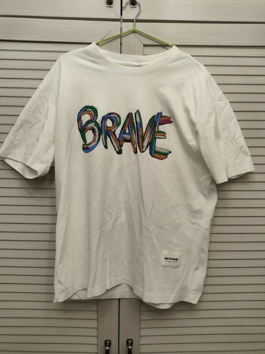 Белая оверсайз футболка