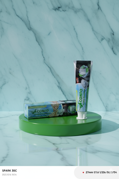 Dentifrice Confo à charbon