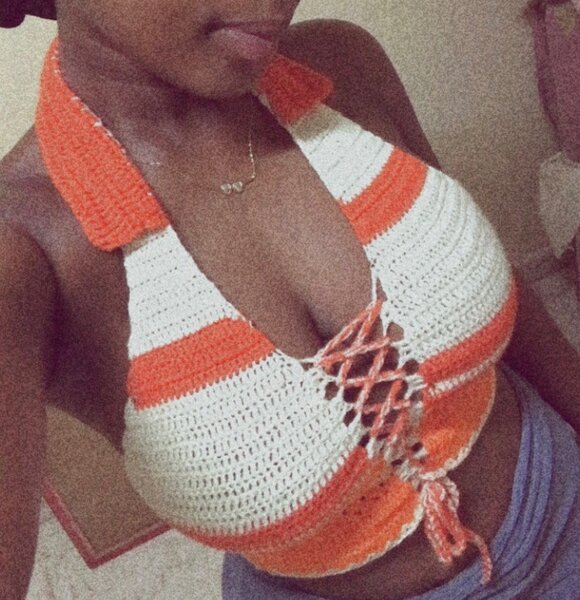 Top en laine