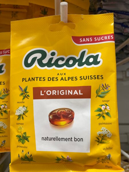 Ricola Original Sans Sucre aux Plantes des Alpes Suisses