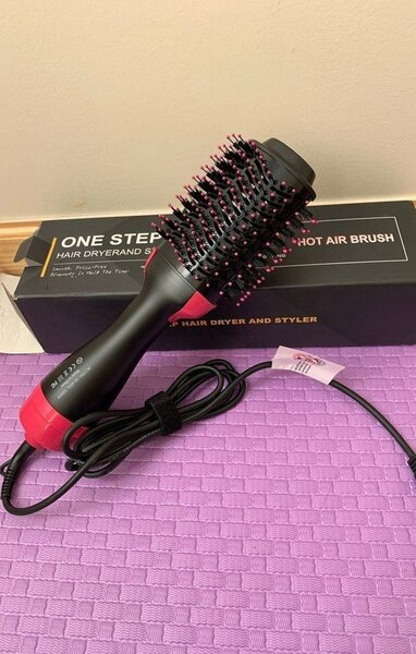 Brosse Chauffante 2-en-1