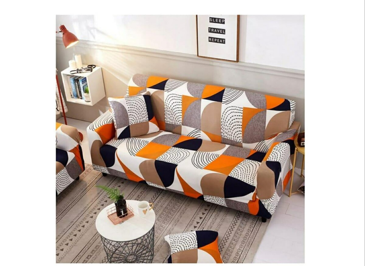 Housse élastique pour canapé