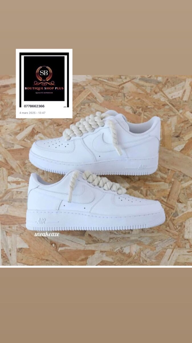 Basket nike air force authentique avec sa boîte