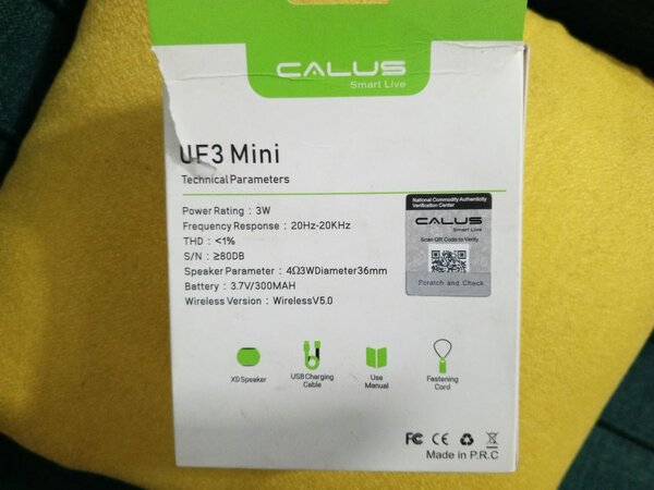 Enceinte Bluetooth Calus UF3 Mini
