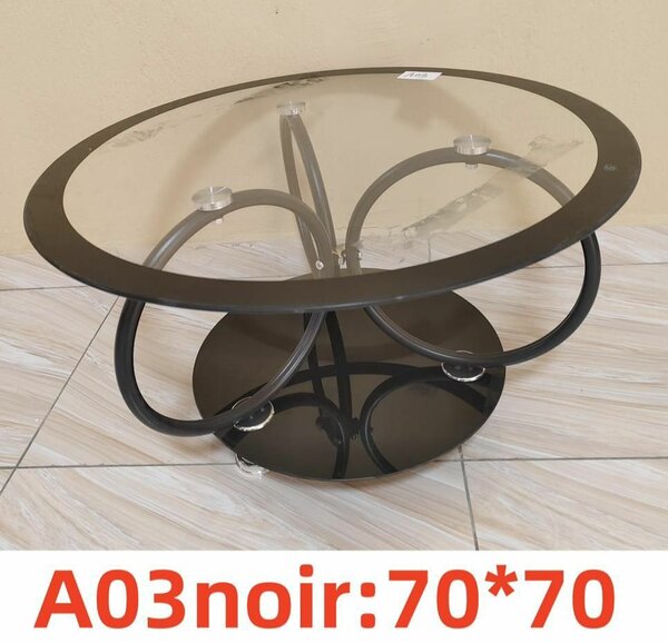 Table basse en verre moderne