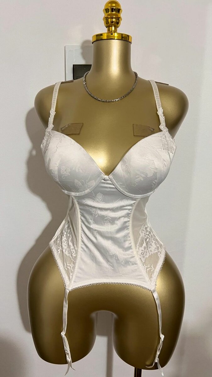 Corset Bustier Sexy Blanc