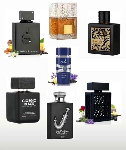 GIORGIO BLACK , ZANZIBAR PERUME , NOW BLACK  & CLUB DE NUIT