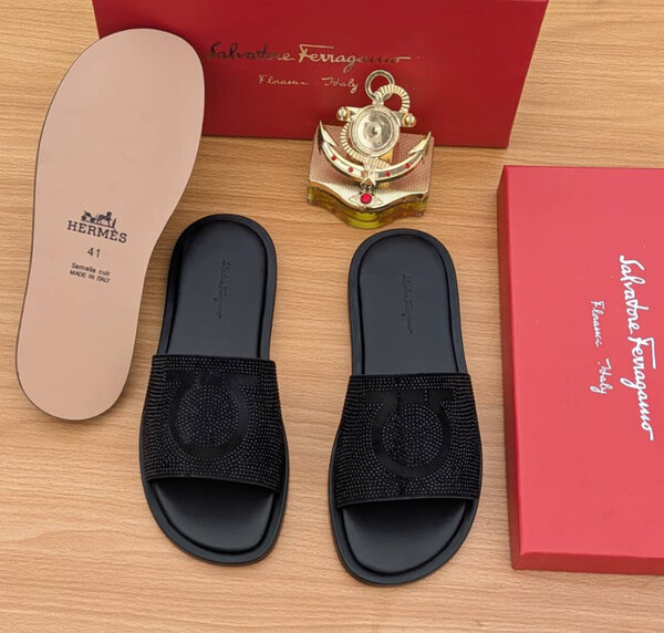 Sandales en cuir homme