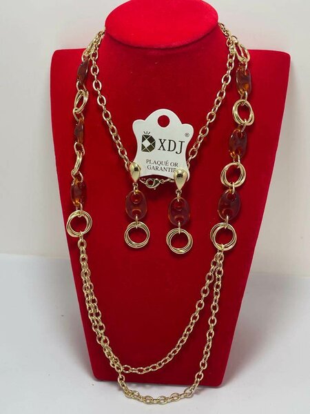 Collier chaîne longue élégante