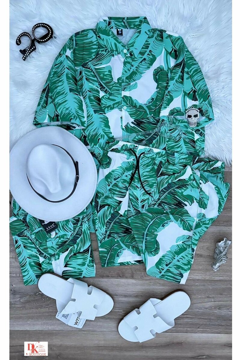 Ensemble d'été tropical