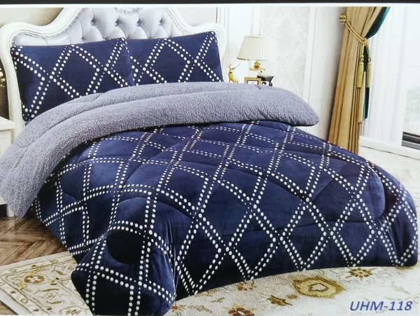 dark-blue Duvet and pillow covers 