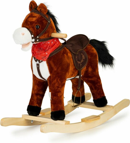 Cheval à Bascule en Peluche