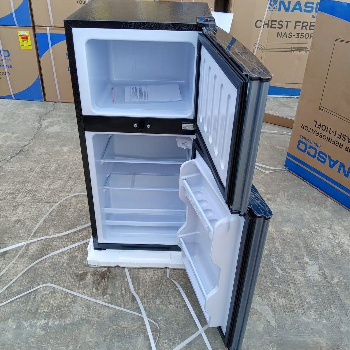 Pearl table top fridge, double door