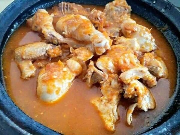 SOUPE DE PONDEUSE + RIZ