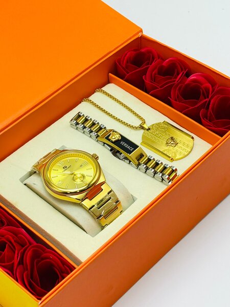Luxury Watch and Jewelry Gift Set