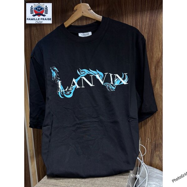 T-shirt noir imprimé tendance