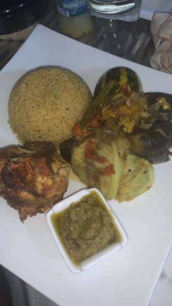 Plat de tchep au poulet