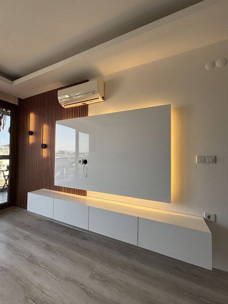 Meuble TV mural moderne