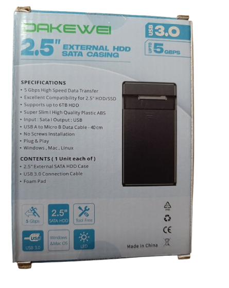Boitier disque dur externe 3.0