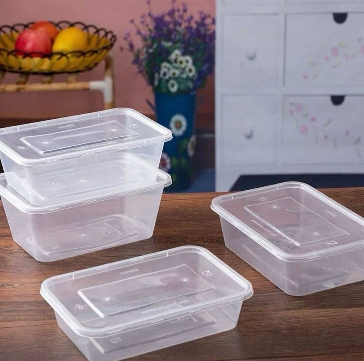 Transparent container