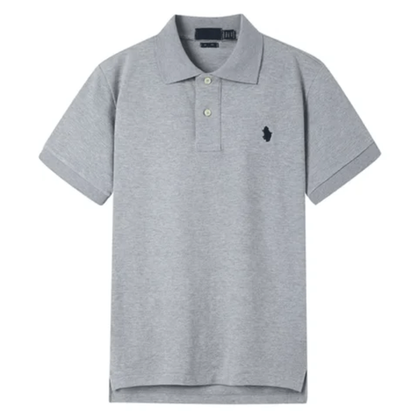 Polo Classique Homme Gris