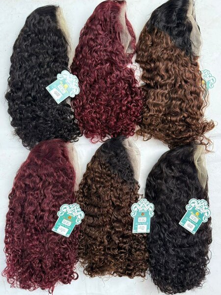 Perruque water wave taille 16