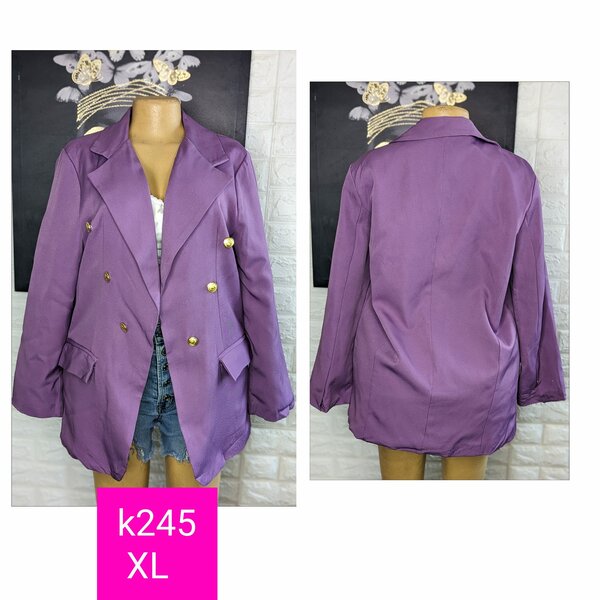 Beautiful and stylish women's jacket purple