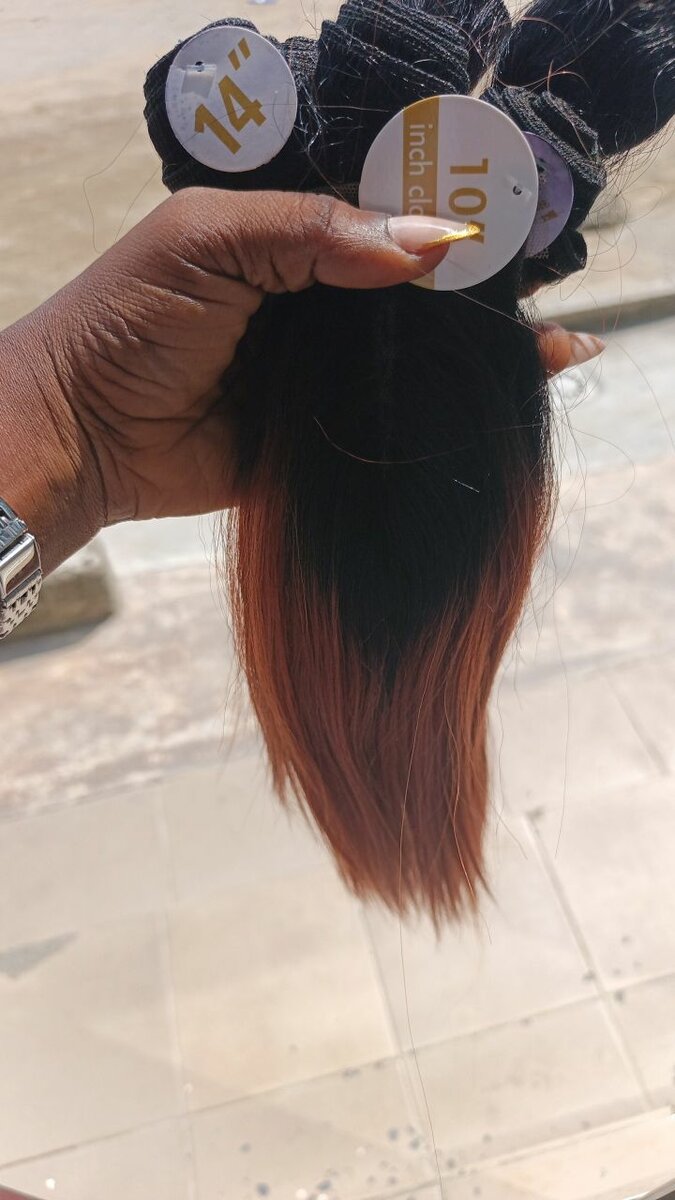 Extensions cheveux naturels lisses