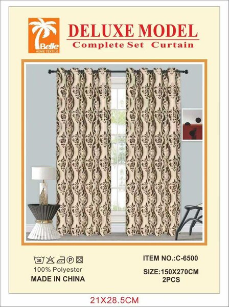 Rideaux Deluxe modèle complet en polyester