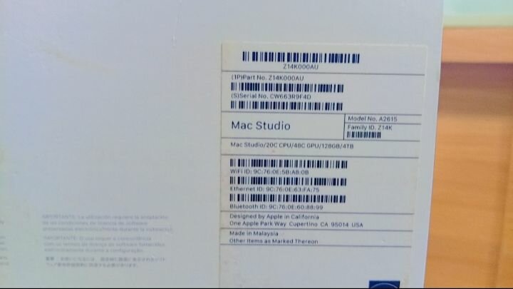 Apple Mac Studio M1 Ultra