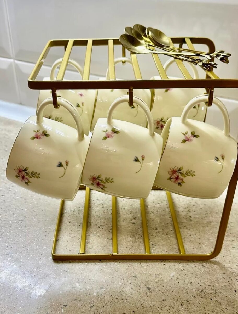 Набор кружек с подставкой