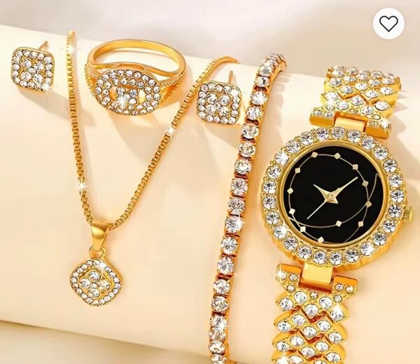 Ensemble de bijoux glamour