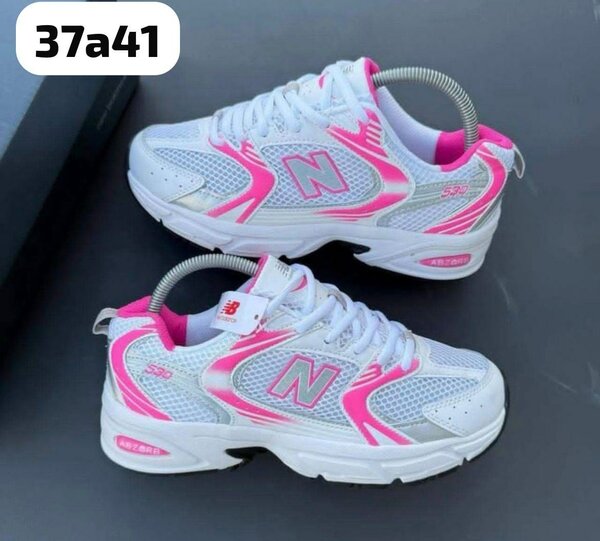 Baskets Femme Confort Rose Blanc